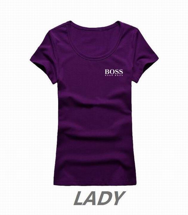 BOSS short round collar T woman S-XL-007